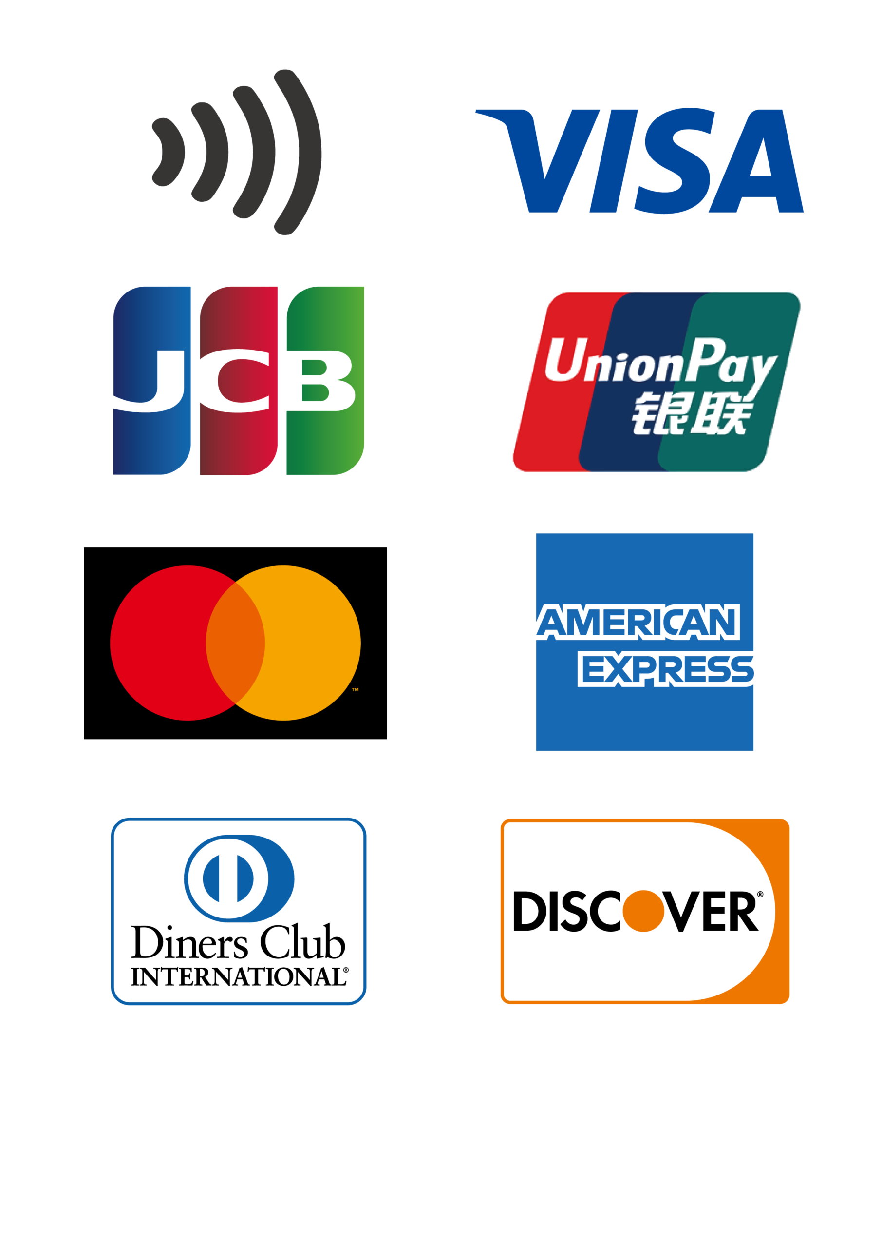 クレジットカード決済（VISA・Mastercard・JCB ほか）